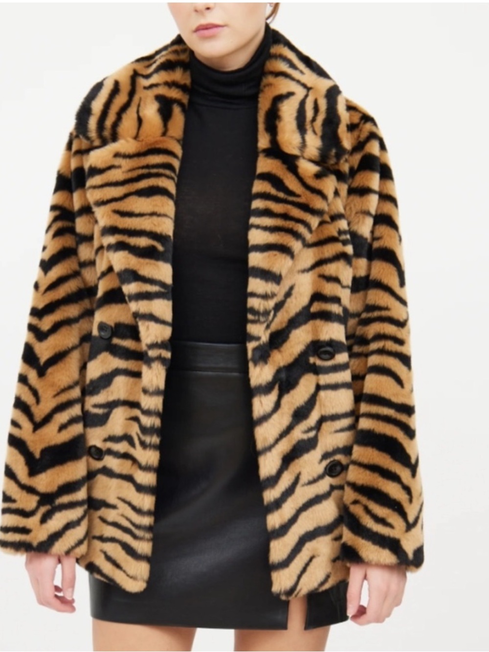STAND STUDIO Tiffany Tiger Print Jacket